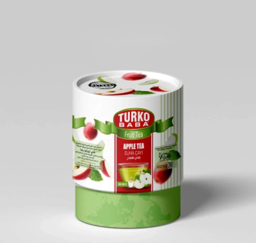 Turko Baba شاي التفاح وقطع الفاكهة يشرب  ساخن او بارد من تركو بابا  200 جرام - 2
