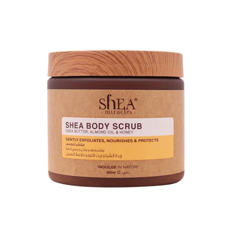 سكراب الجسم بالشيا 500 مل من شيا ميراكليس Shea Miracles - 1