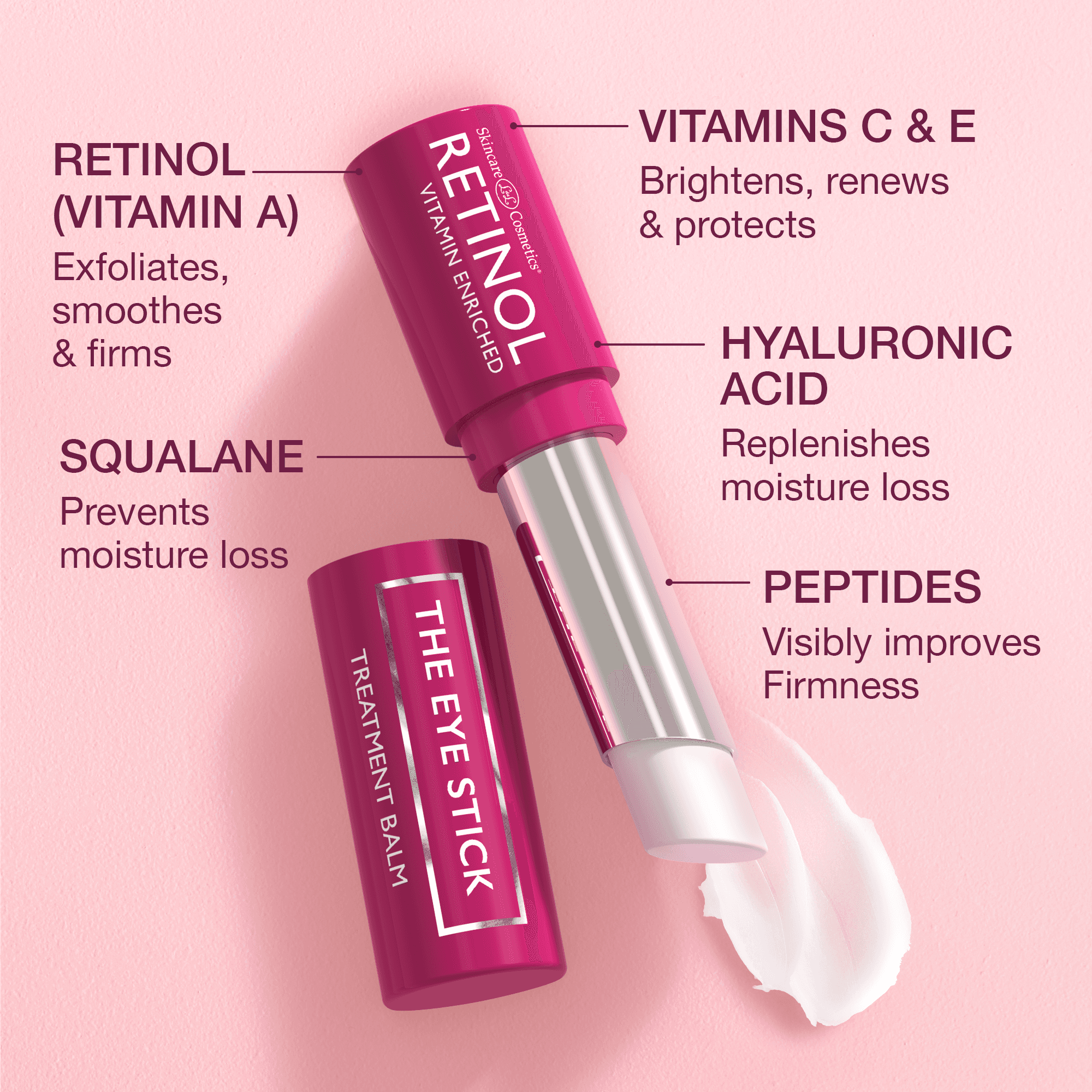 SkinCare Cosmetics ريتينول بلسم العين لعلاج علامات الشيخوخة تحت العين من سكينكير كوزميتيكس 3.5 مل - 3