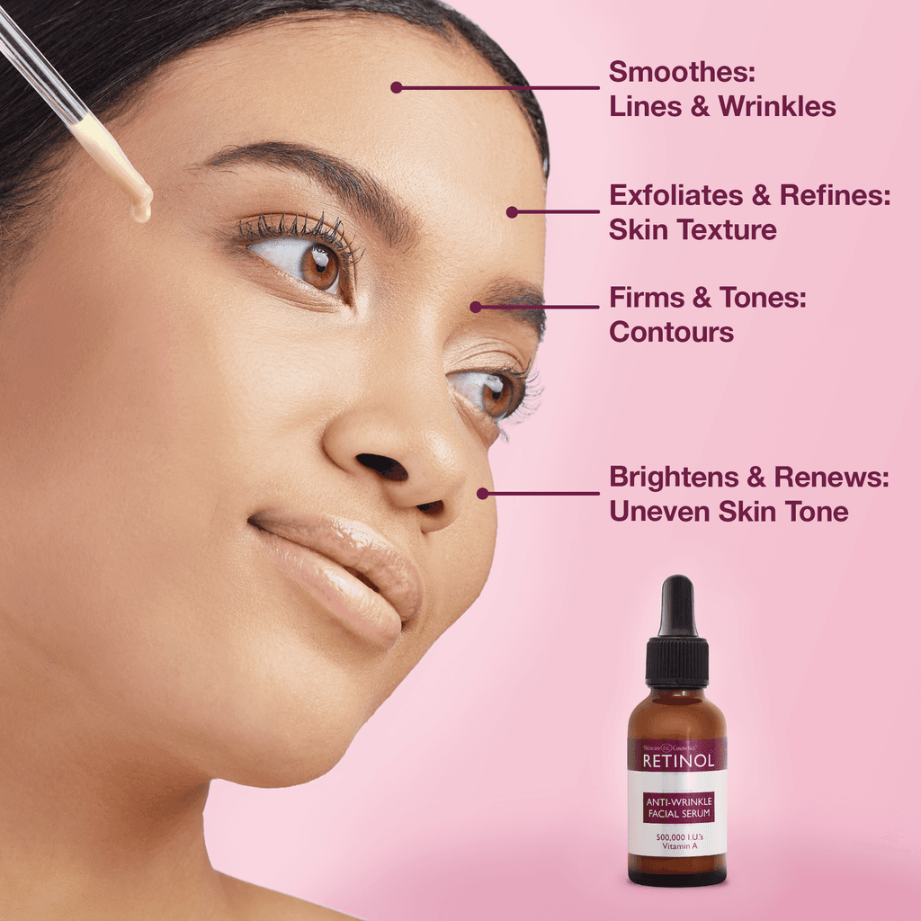 SkinCare Cosmetics ريتينول سيروم الوجه، مضاد للتجاعيد، شد وتوحيد لون البشرة من سكينكير كوزميتيكس 30 مل - 3