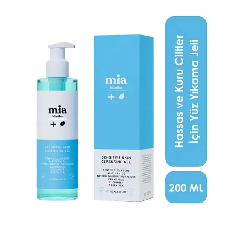 Mia Klinika جل تنظيف الوجه للبشرة الجافة والحساسة من ميا كلينيكا 200 مل - 2