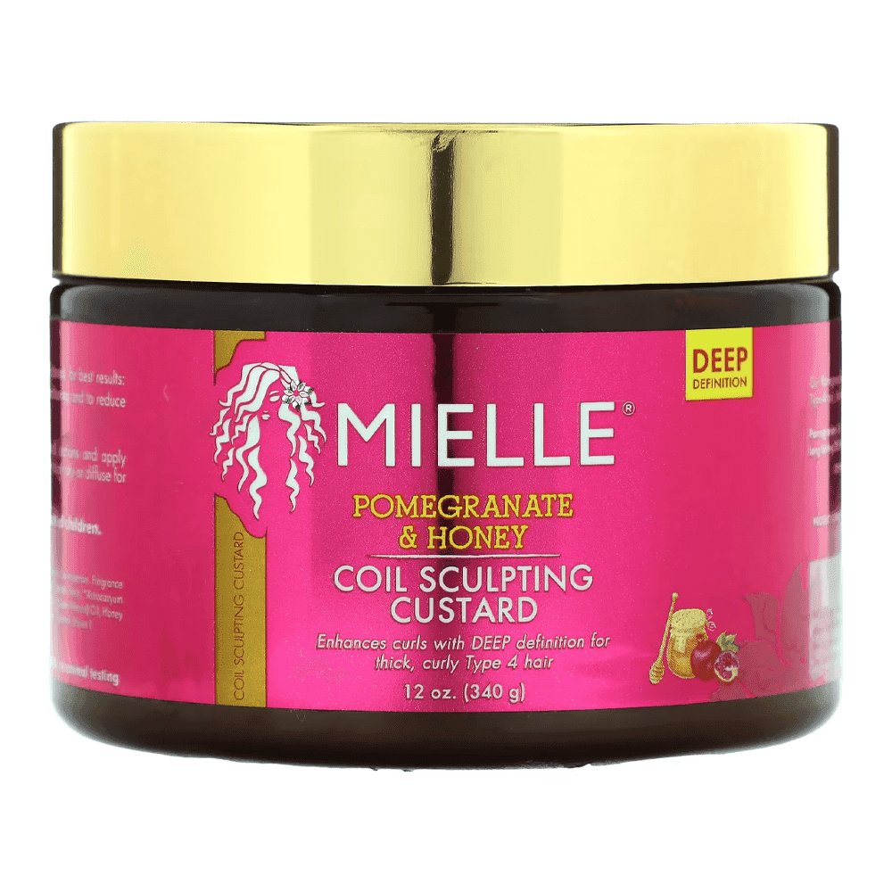 Mielle Organics مرطب كاسترد لتحديد تموجات الشعر بالرمان والعسل من ميلي اورجانيكس 340 جرام - 1
