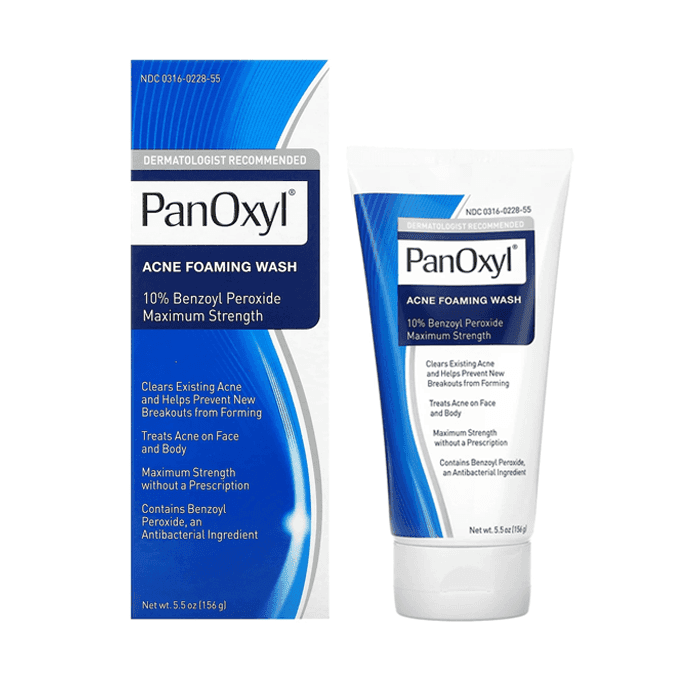 غسول فوم حب الشباب 10% بيروكسيد البنزويل 156 جرام من بانوكسيلي PanOxyl - 4