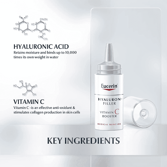 Eucerin سيروم هاليرون فيلر فيتامين سي من يوسرين 3 عبوات 8 مل - 4