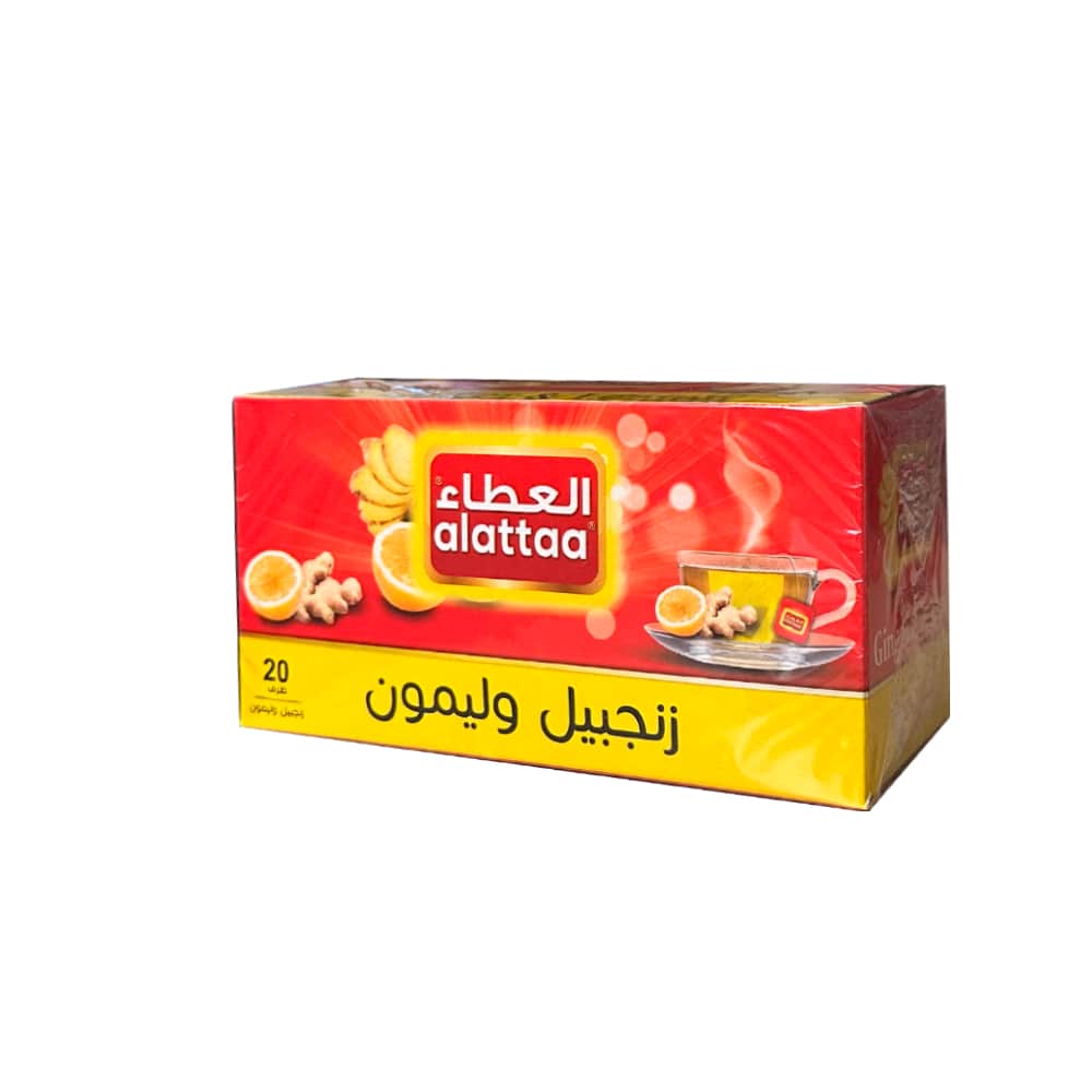 Al-Ataa مشروب الزنجبيل والليمون من العطاء 20 ظرف - 1
