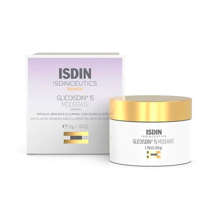 ISDIN كريم جليكويسدين معتدل 15% كريم مضاد للشيخوخة من ايسدين 50 جرام - 1