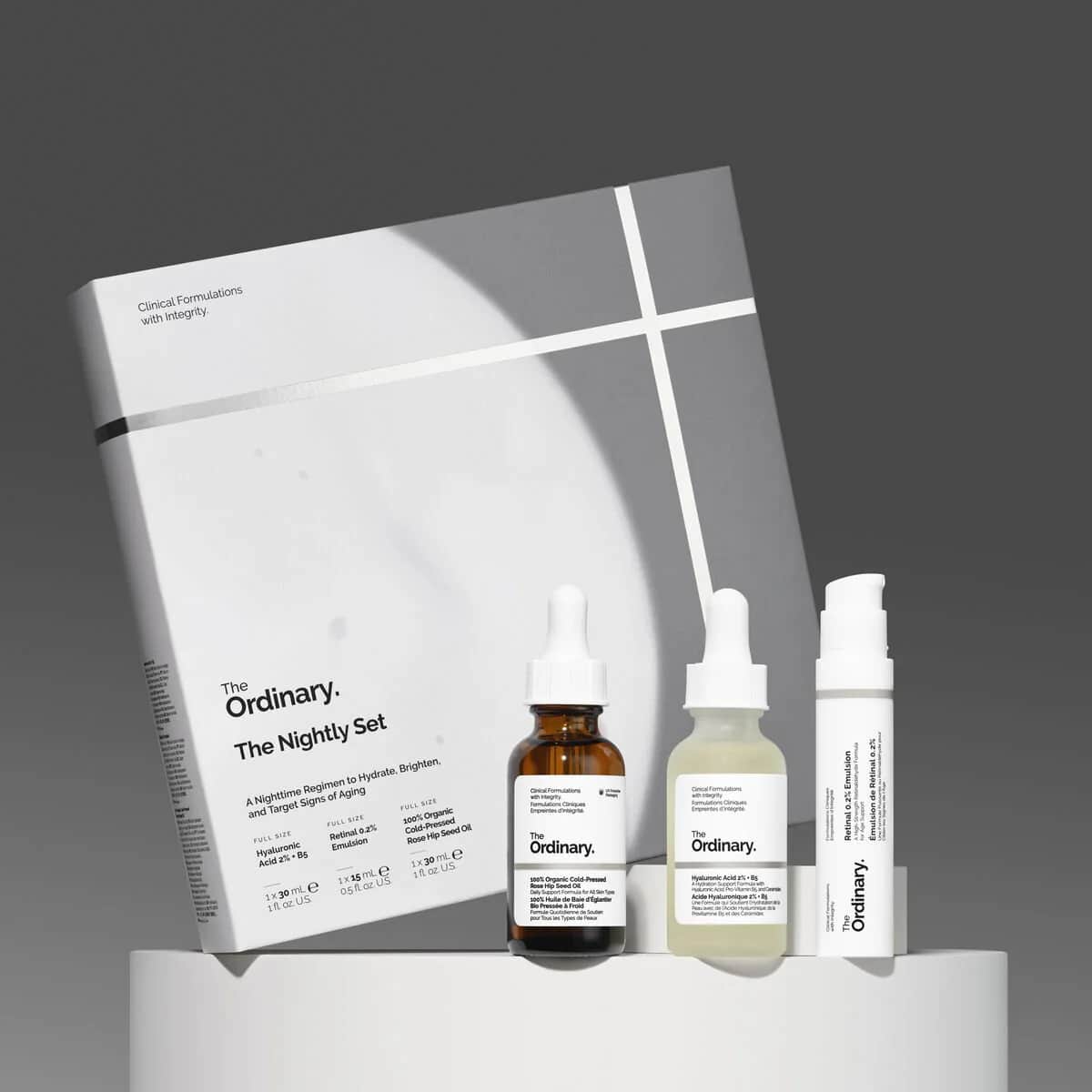 The Ordinary المجموعة الليلية لترطيب البشرة وتفتيحها واستهداف علامات الشيخوخة من ذا اورديناري - 3