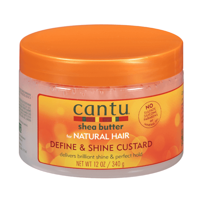 Cantu شيا بتر فور ناتشورال هير كاسترد لتحديد ولمعان الشعر من كانتو 340 جرام - 2