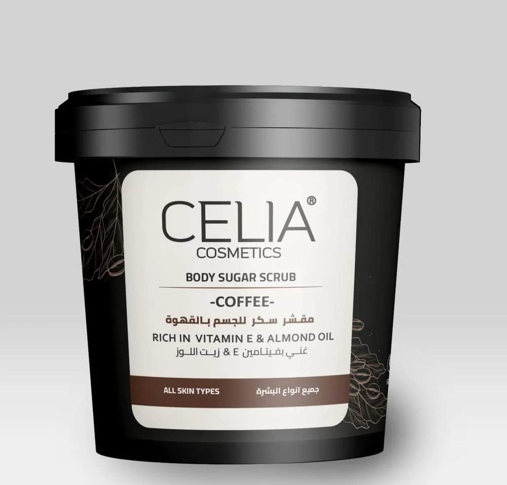 Celia مقشر سكر زيتي بالقهوه وزيت اللوز  من سيليا 500 جرام - 2