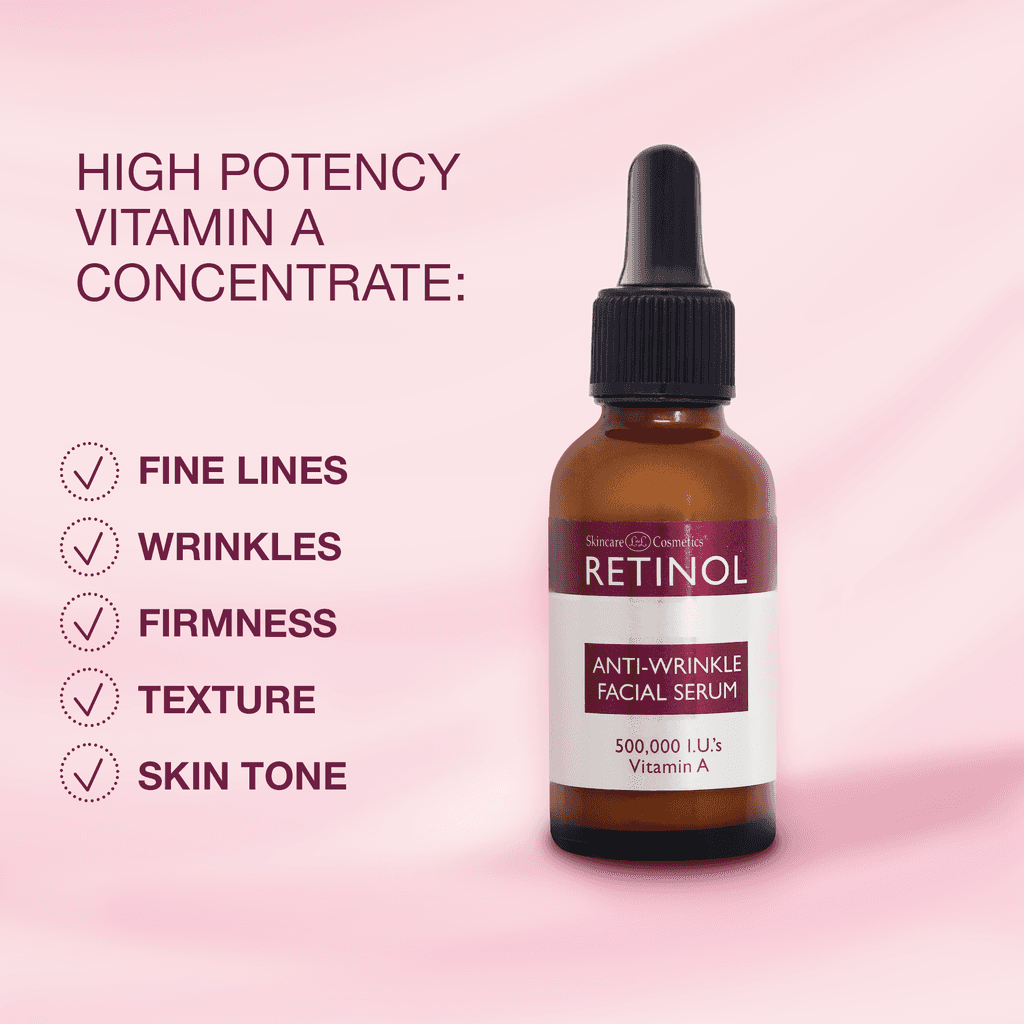 SkinCare Cosmetics ريتينول سيروم الوجه، مضاد للتجاعيد، شد وتوحيد لون البشرة من سكينكير كوزميتيكس 30 مل - 2