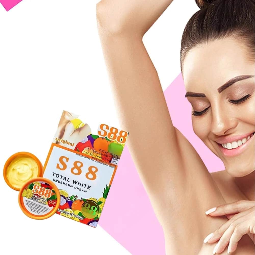 S 88 كريم توتال وايت تفتيح تحت الإبط من أس 88 35 جرام - 2