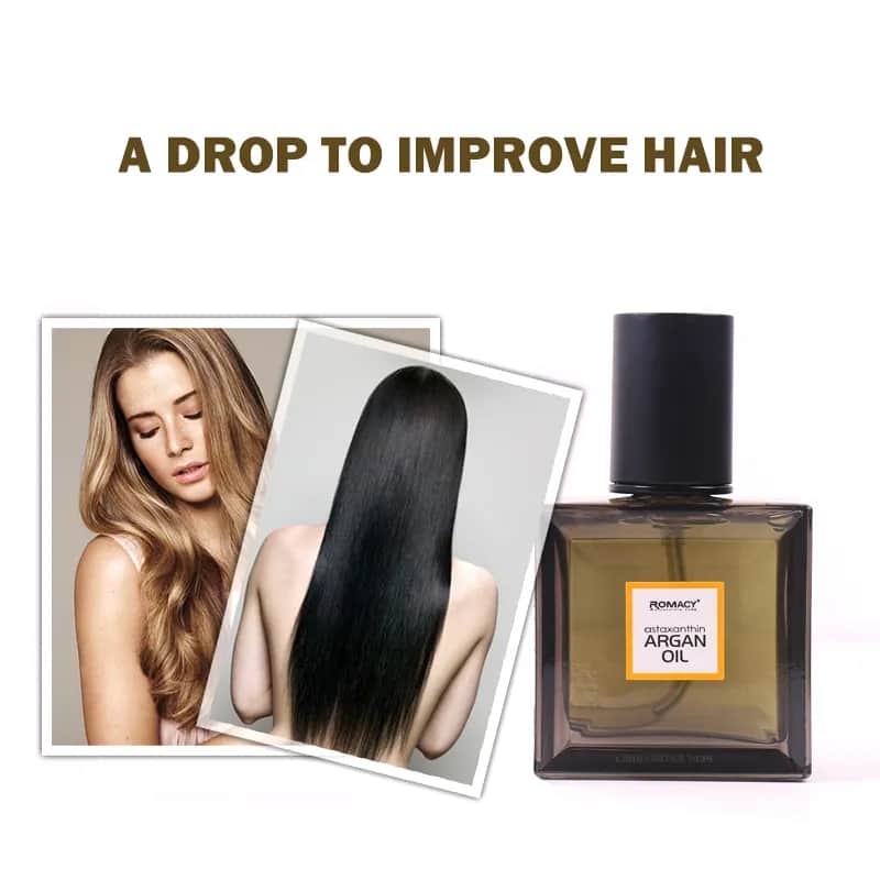 ROMACY سيروم اصلاح الشعر بالكيراتين بزيت الأرجان المعزز بالأستازانتين من روماسي – 55 مل - 6