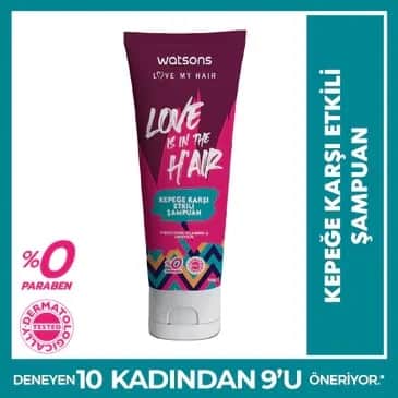 Watsons شامبو واتسونز لوف إز إن ذا هير المضاد للقشرة 250 مل