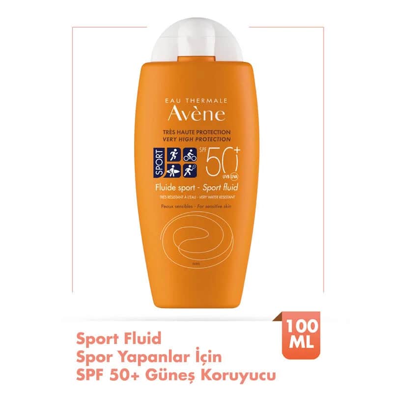 Eau Thermale Avene كريم الوقاية من الشمس أفين فلويد سبورت بعامل حماية 50، 100 مل