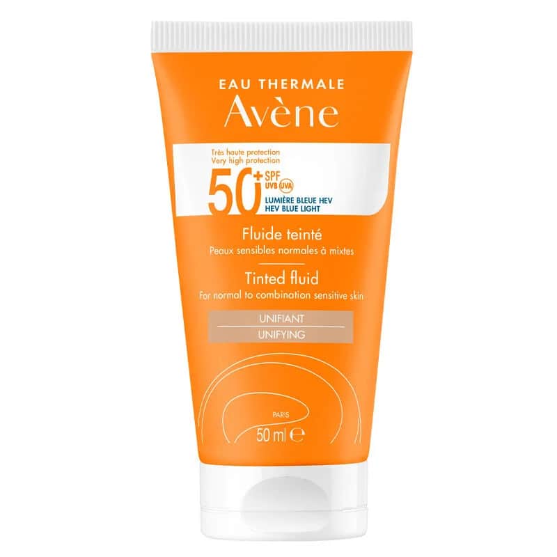 سائل ملون SPF 50+ 50 مل من او ثيرمال Eau Thermale Avene