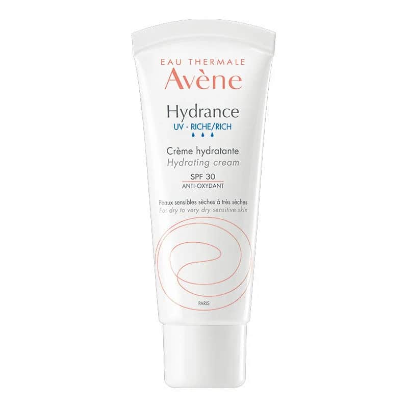 Eau Thermale Avene كريم أفين هيدرانس المرطب الغني بالأشعة فوق البنفسجية بعامل حماية من الشمس 30، 40 مل