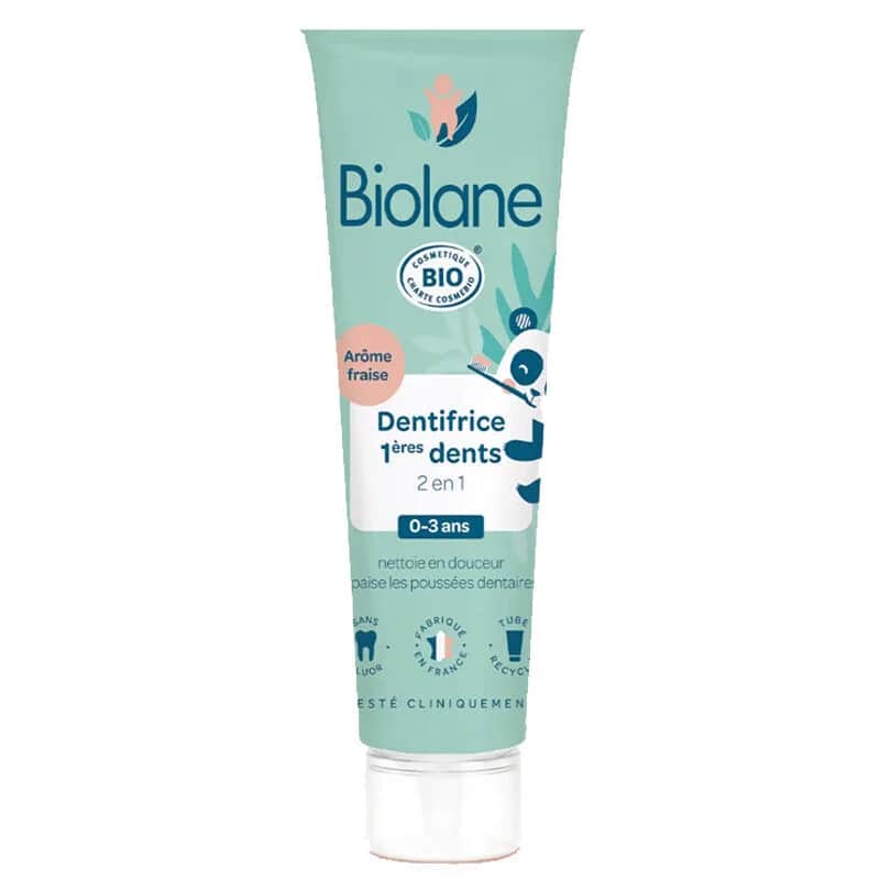 معجون أسنان بيولان العضوي الأول 50 مل Biolane