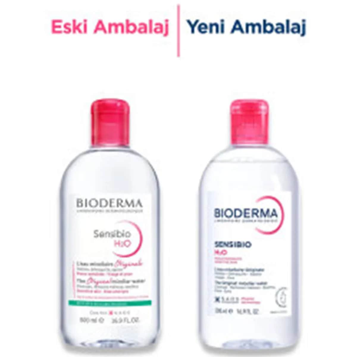 Bioderma بيوديرما سينسيبيو إتش 2 أو مزيل للمكياج والوجه 500 مل