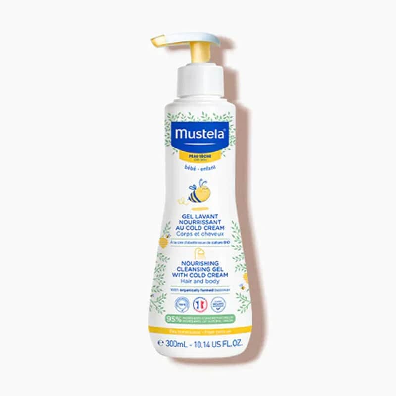 Mustela جل موستيلا المغذي المنظف مع كريم بارد 300 مل