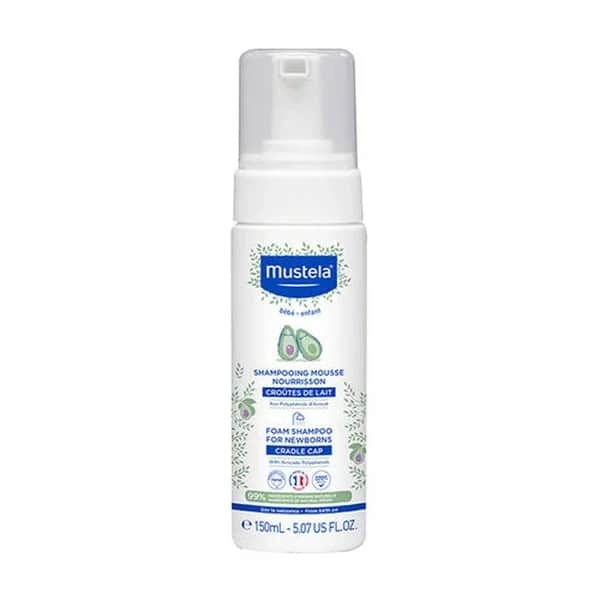Mustela شامبو موستيلا الرغوي للأطفال حديثي الولادة ضد قشرة الرأس 150 مل