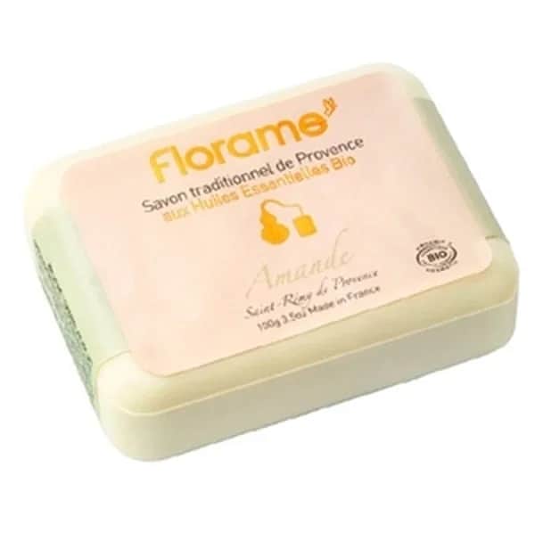 Florame صابون اللوز العطري العضوي من فلورامي، 100 غرام