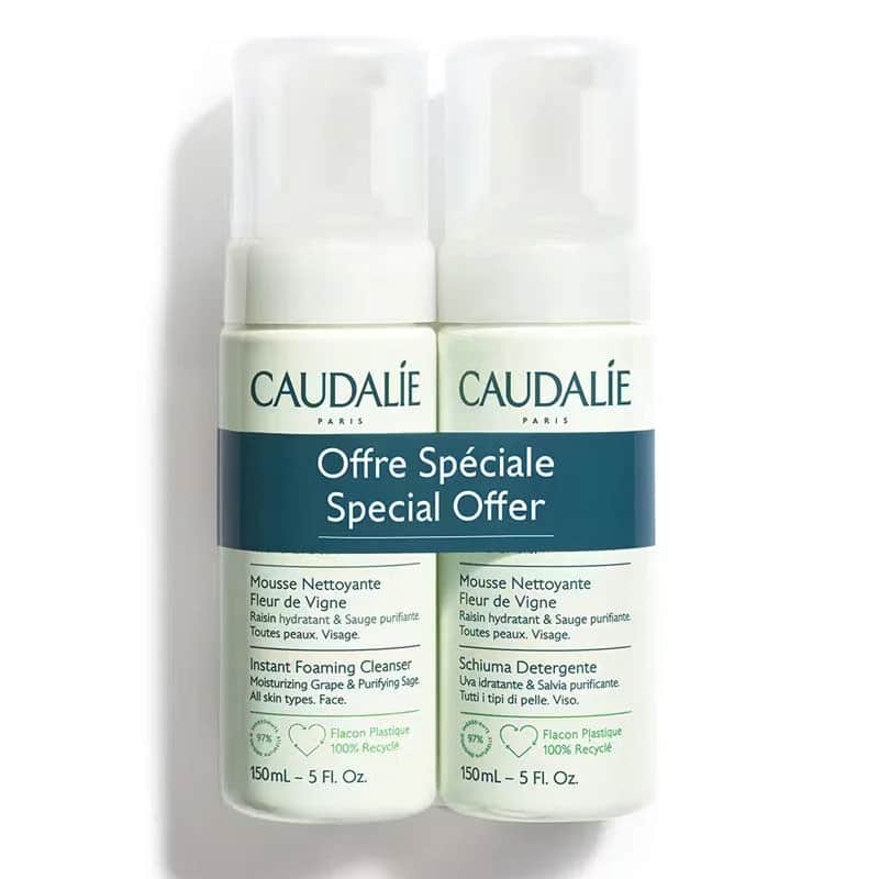 رغوة تنظيف فينوكلي من كودالي 150 مل × 2 Caudalie