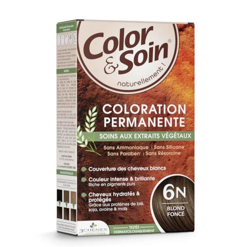 صبغة شعر كولور سوارن 6 ن بلوند داكن ساحر Color Soin