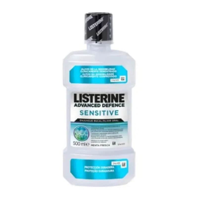 Listerine غسول الفم ليسترين أدفانسد ديفينس للبشرة الحساسة ٥٠٠ مل