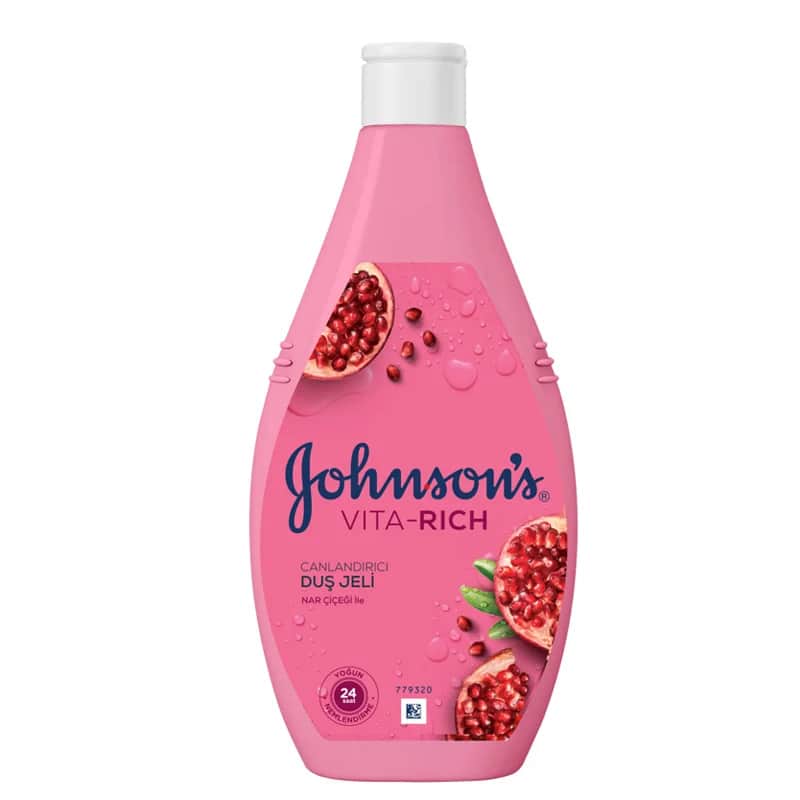 Johnson's جل الاستحمام جونسون فيتا ريتش المنعش بزهر الرمان 400 مل