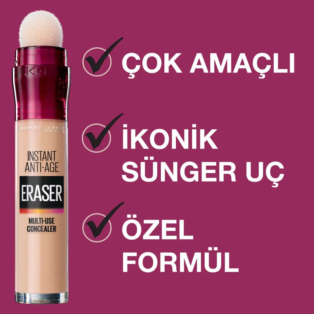Maybelline كونسيلر مايبيلين نيويورك الفوري لمكافحة علامات تقدم السن 00 عاجي