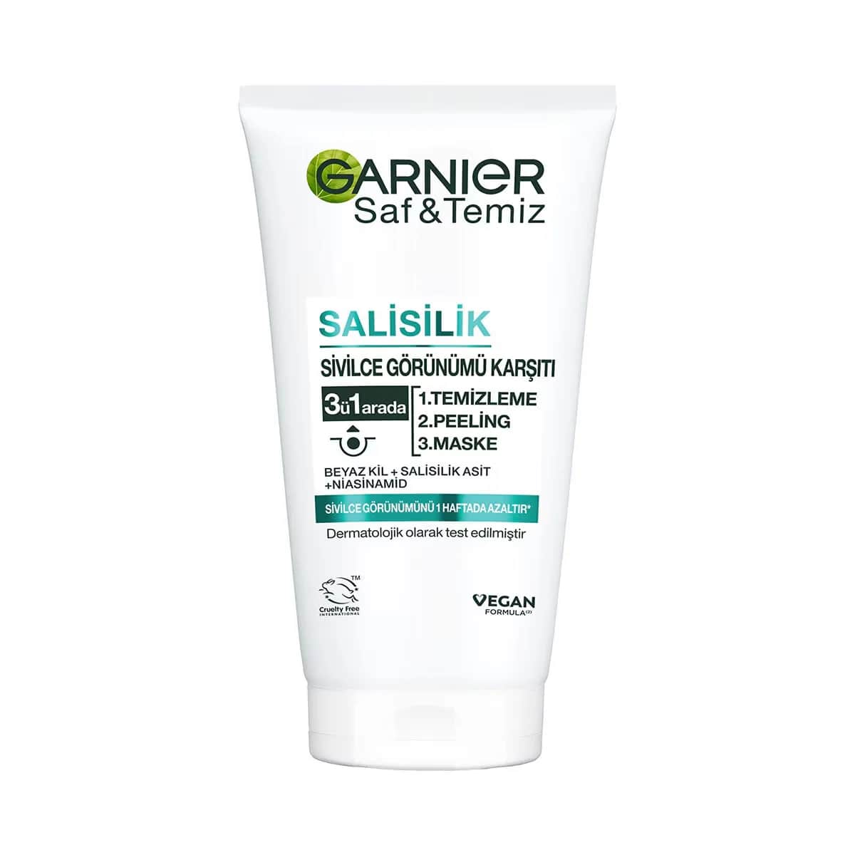 Garnier غسول غارنييه بيور آند كلين 3 في 1 150 مل