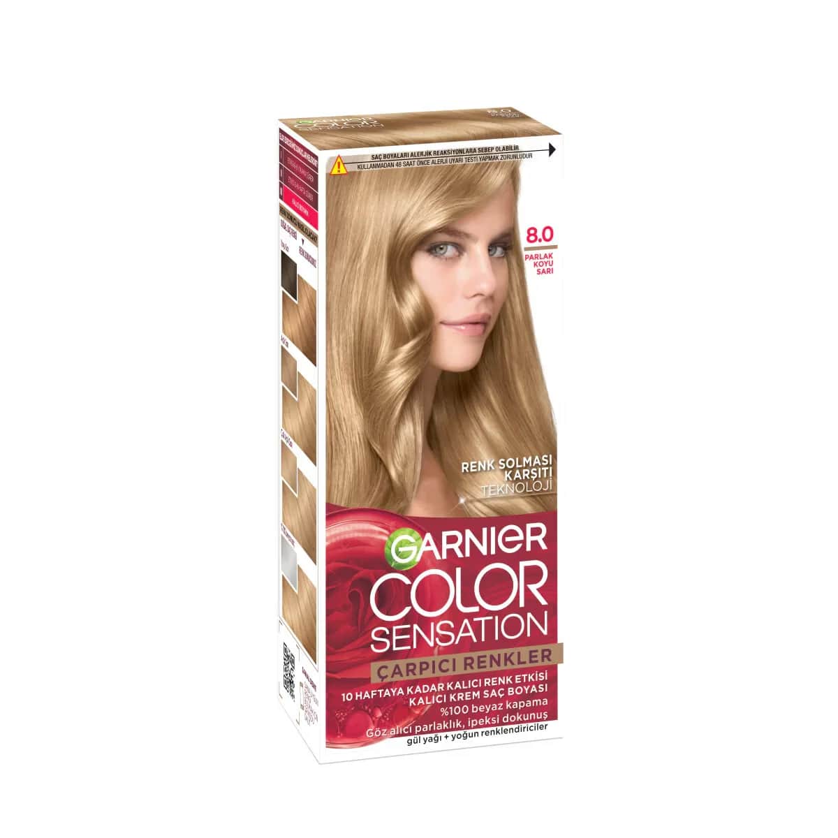 Garnier صبغة شعر غارنييه كولور ناتشرالز بألوان جذابة رقم 8 أشقر داكن فاتح 1 قطعة