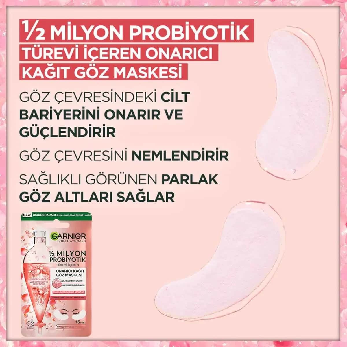 Garnier قناع غارنييه الورقي لإصلاح العيون 6 جرام