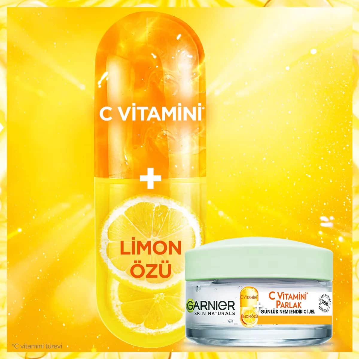 Garnier جل غارنييه فيتامين سي برايت المرطب اليومي 50 مل