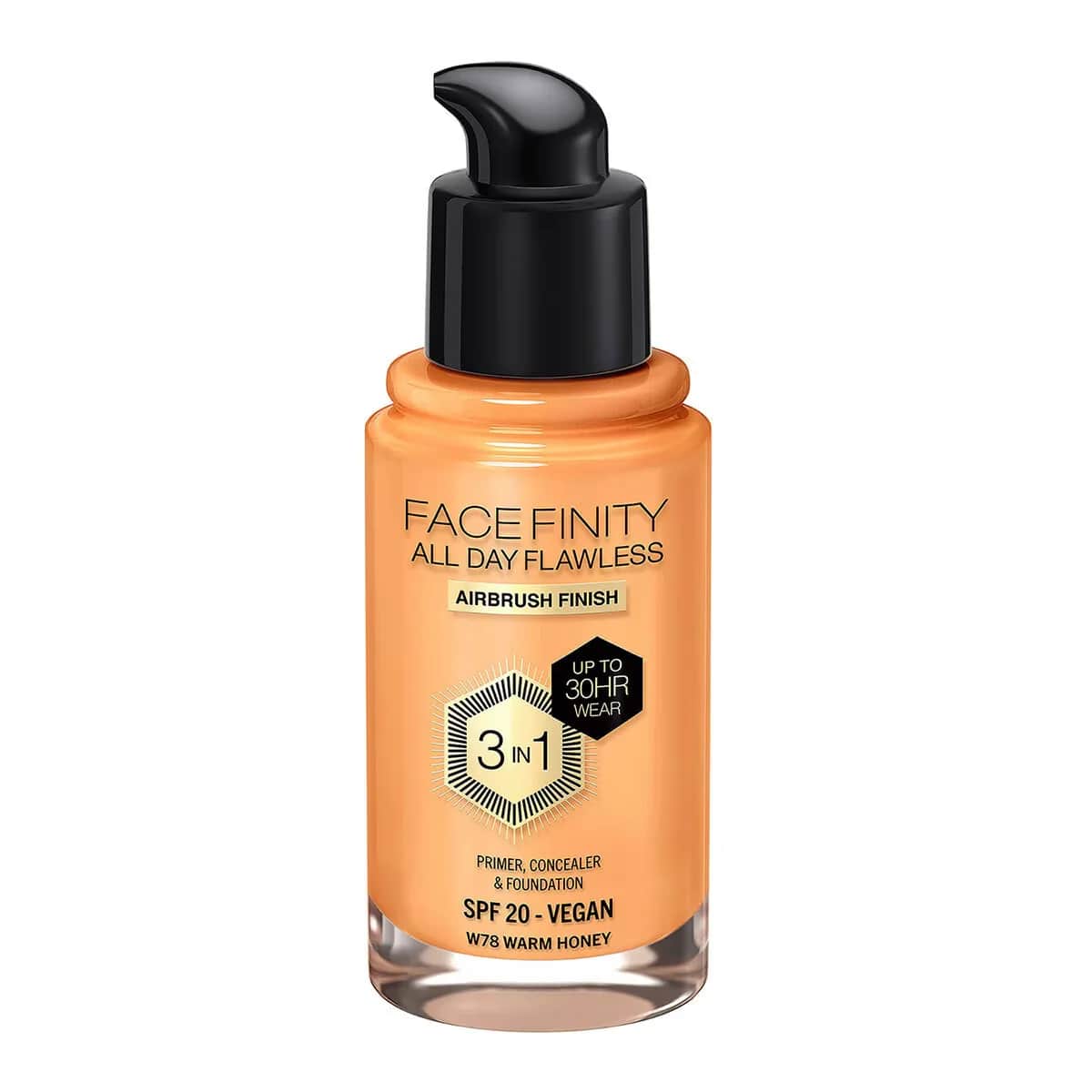 Max Factor كريم أساس ماكس فاكتور فيس فينيتي 3 في 1 رقم 78 عسل دافئ