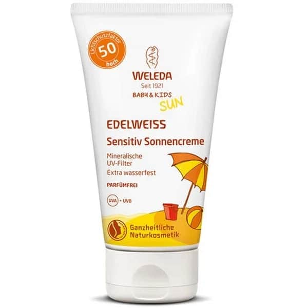 Weleda لوشن حماية من الشمس للأطفال والرضع من ويليدا بعامل حماية من الشمس +50، 50 مل