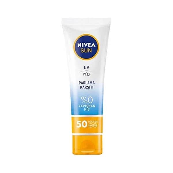NIVEA كريم نيفيا صن المضاد للمعان بعامل حماية 50 للوجه 50 مل