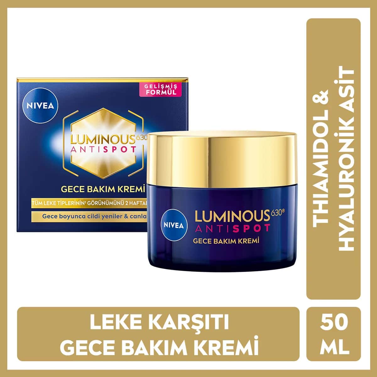 NIVEA كريم نيفيا لومينوس 630 الليلي المضاد للبقع 50 مل