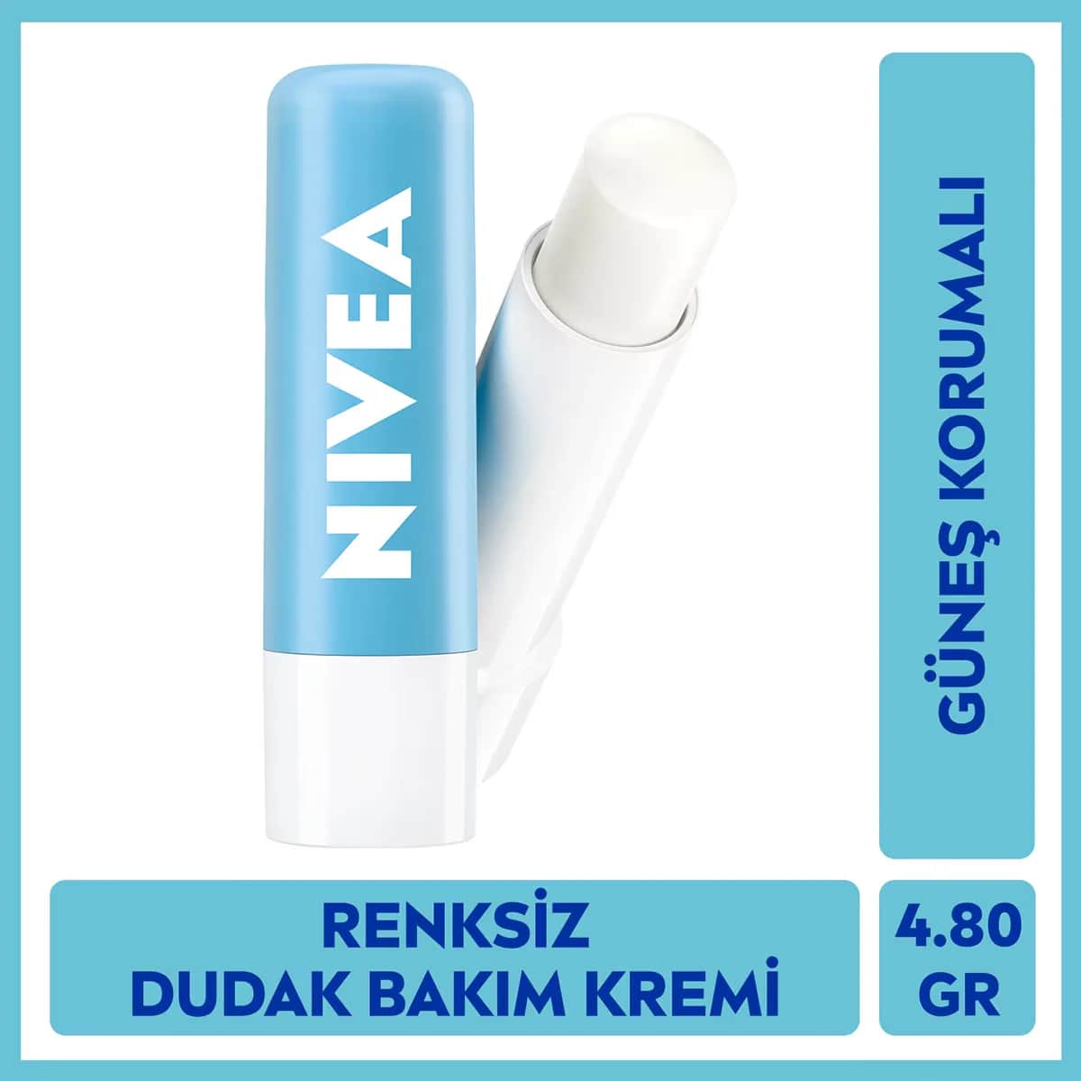 NIVEA كريم الشفاه نيفيا هيدرو كير بعامل حماية من الشمس 15+، 4.8 غرام