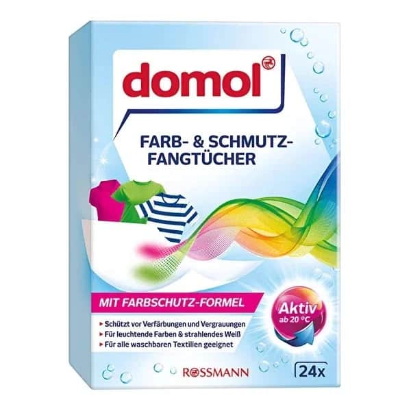 Domol مناديل دومول لفصل الألوان للغسالة ٢٤ قطعة