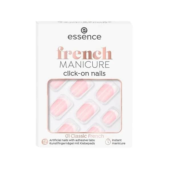 أظافر صناعية فرنسية مانكير 01 قطعة من إيسنس Essence