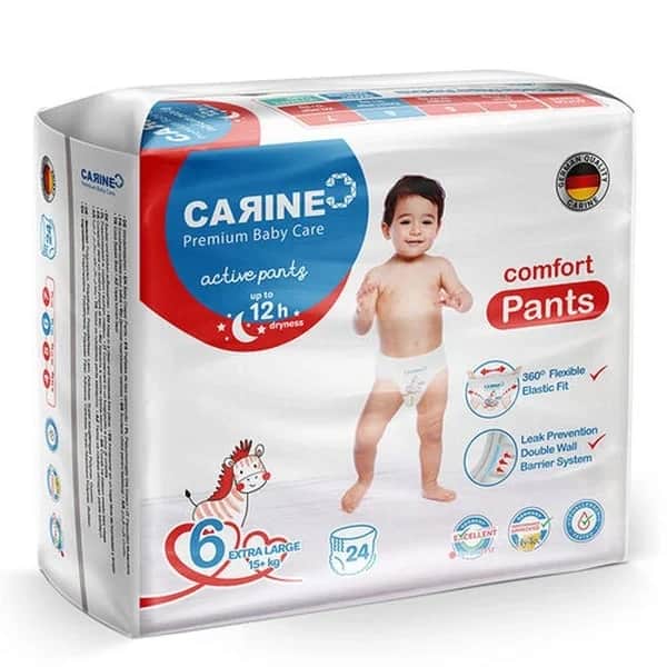 CARINE حفاضات كارين أكتيف الداخلية ٢٤ قطعة رقم ٦