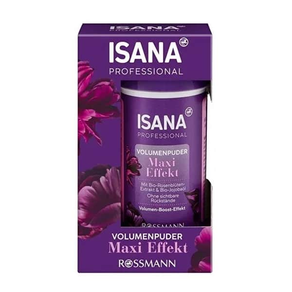 Isana بودرة إيزانا الاحترافية لتكثيف الشعر ماكسي إفكت روز 10 غرام