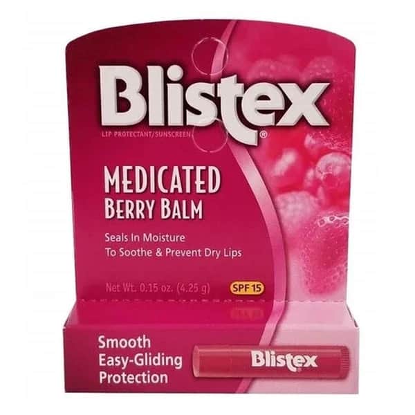 Blistex بلسم الشفاه الطبي من بليستكس بعامل حماية من الشمس 15 مرطب ومهدئ 4.25 جرام