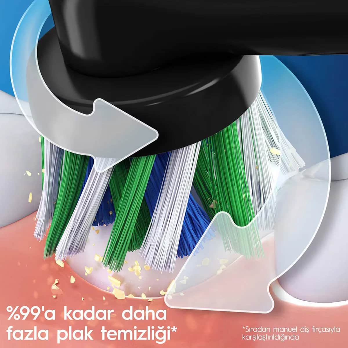 Oral-B فرشاة أسنان أورال-بي فيتاليتي برو الكهربائية/القابلة لإعادة الشحن، عبوة من قطعتين باللونين الأسود والأرجواني