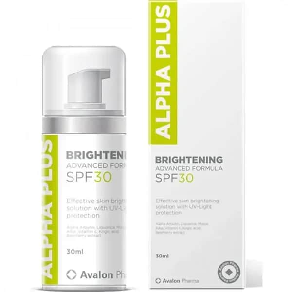 Alpha Plus افالون الفا بلس واقي شمس 30SPF لتفتيح البشرة 30 مل