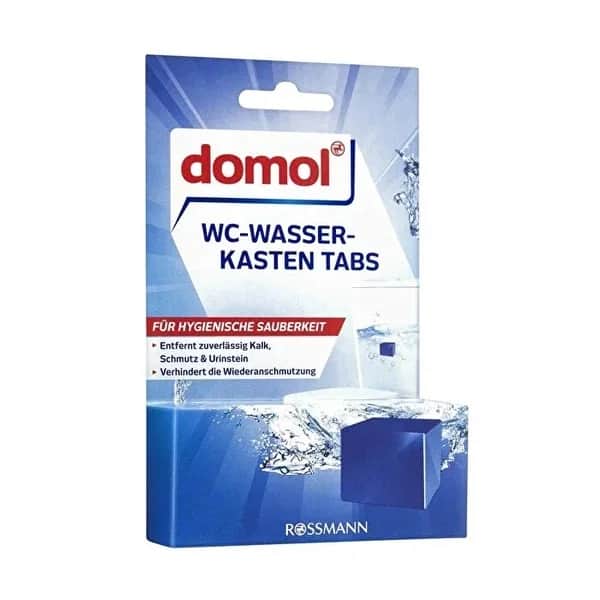 Domol أقراص دومول لتنظيف خزانات المرحاض، عبوة من قطعتين، 100 غرام