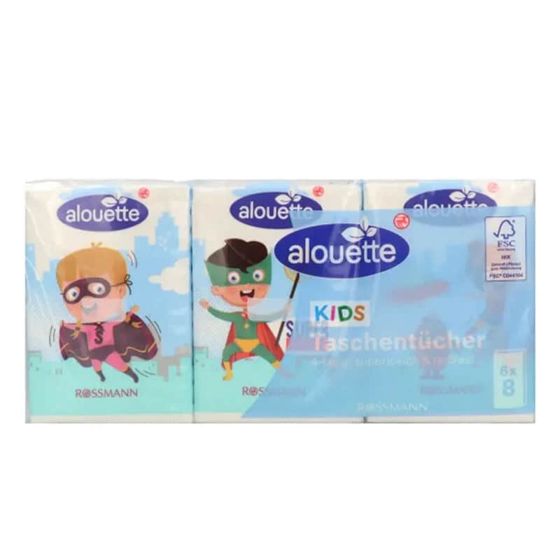Alouette مناديل ورقية ألويت 6 قطع