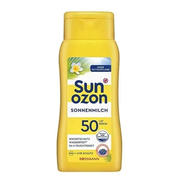 حليب واقي الشمس 50 SPF للبشرة الحساسة 200 مل من سونوزون Sunozon