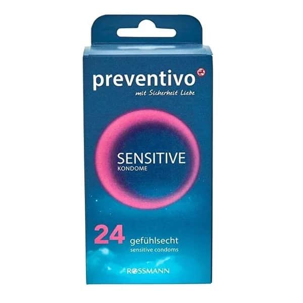 Preventivo واقي ذكري بريفينتيفو الحساس عبوة من 24 قطعة